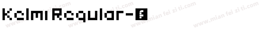 Kelmi Regular字体转换